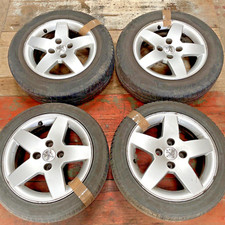 Peugeot 207 CC Bj.2007 4Stück Alufelgen + Reifen 6Jx15CH4-23 ET23  7886-C  N6337