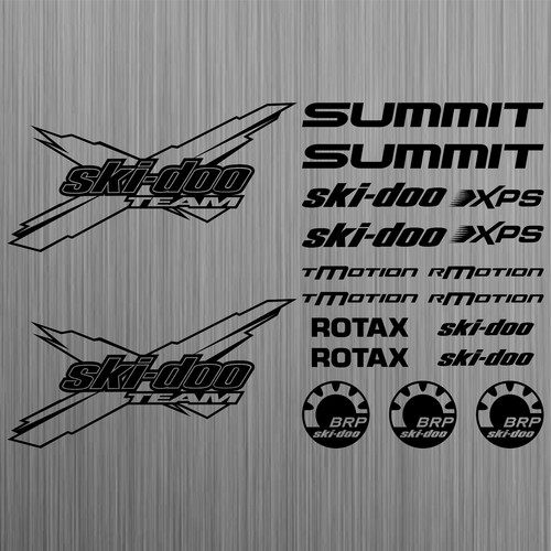 Skidoo summit team aufkleber - skidoo,