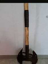  Doppelaxt Wikinger und Ein