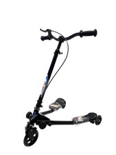 AOODIL Swing Wiggle Dreirad-Scooter für Kinder im Alter von 3-8 Jahren schwarz B