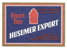 altes Bieretikett Flensburger