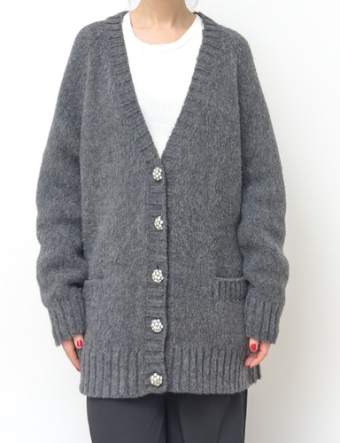 Crystal button cardigan - cardigan, prada