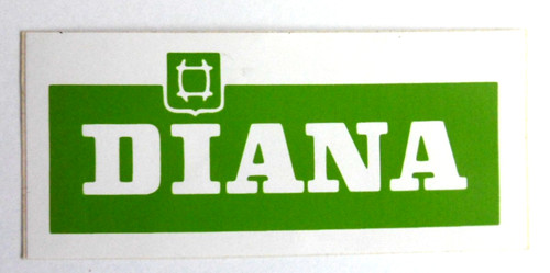 Werbe aufkleber diana munition - werbe-aufkleber,