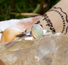 Elegant Design Welo Opal Ring 925er Silber 54 56 57 58 59 60 61 Feueropal Bunt