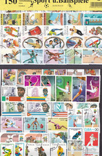 150Briefmarken Sport  Spiele