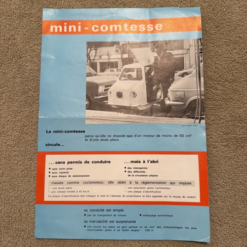 Mini comtesse verkaufsinfo - mini,
