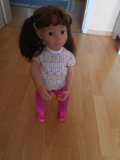 Götz Puppe Gelenkpuppe Stehpuppe mit viel Bekleidung/Schuhe - ca. 50 cm - Top -