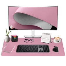 Schreibtischunterlage XXL Mauspad Tischunterlage Randnähte Rutschfest