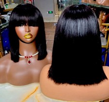 perücke damen echthaar Bob