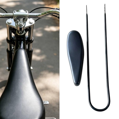 Langer fahrradsattel leicht - fahrradsattel,,
