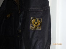 Belstaff Gold Label Wachsjacke, XL, Schwarz, Herren