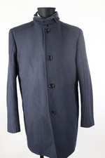 Cinque dunkelblauer Kurzmantel Herbst/Winter Gr.52/S Wolle Polyester