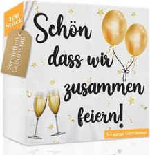 Servietten 100 Stück 33 x 33