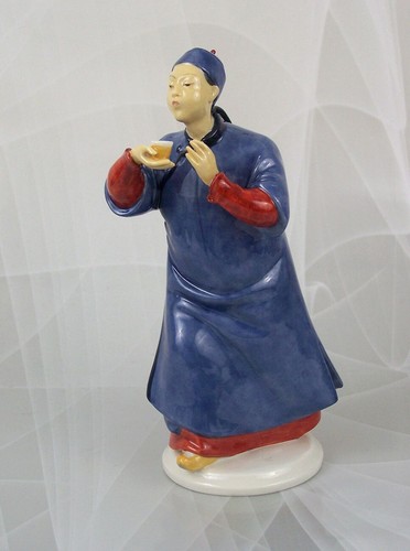 Nymphenburg figur mongole mit - figur,