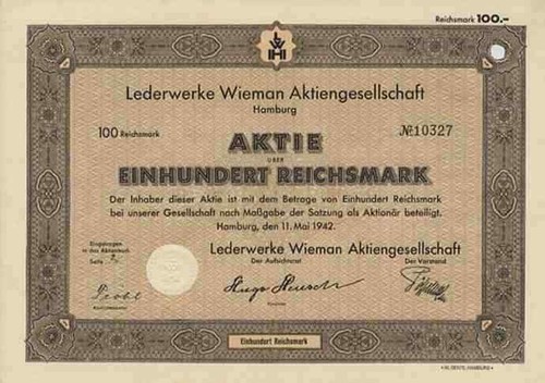Lederwerke wiemann 1942 - lederwerke,