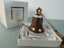 Hutschenreuther Jahresglocke 1999 Prunk Gold Ltd. Edition. 9 cm 1 Wahl. Top Zust