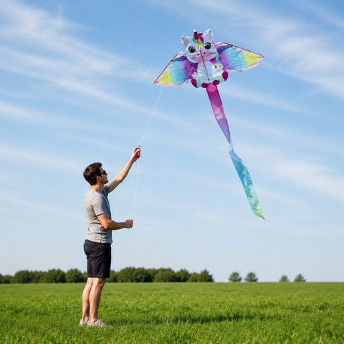 Rosa einhorn drachen easy fly - rosa,