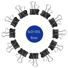 72x Büroklammer Heftklammer