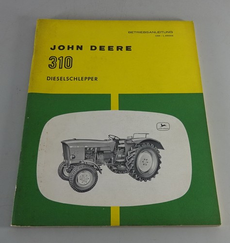 Betriebsanleitung john deere - john,