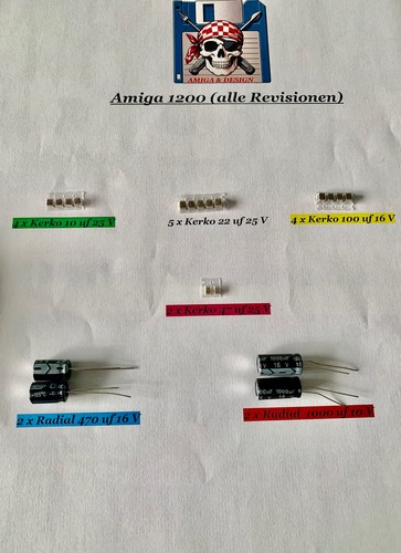 Amiga 1200 kondensatoren - 1200,