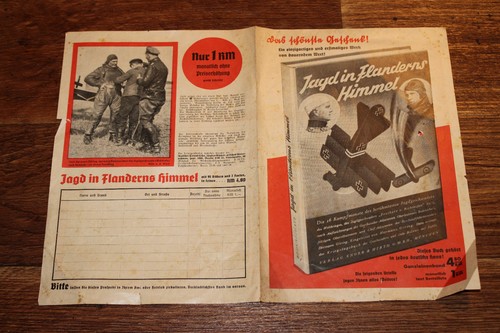 Reklame buch beilage jagd - reklame,