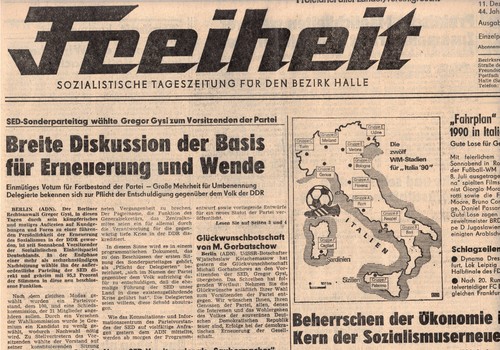 Ddr zeitung freiheit halle - ddr,