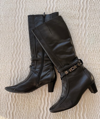 Edle högl lederstiefel - edle,