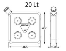 Kraftstofftank passend für