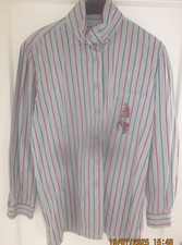 Damenbluse - Julius Lang -  Damen-Bluse - Gr. 42 - Langarm - gestreift