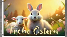 Fahne flagge frohe - frohe, ostern