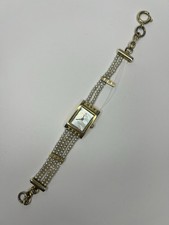 Pearl watch with 16 diamonds