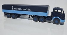 Wiking H0 1:87 LKW MERCEDES 2632 PRITSCHE/PLANE SATTELZUG SPEDITION KÜHNE NAGEL