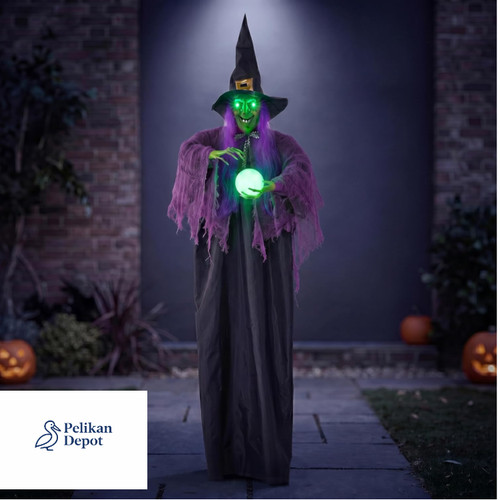 Hängende hexe halloween - hängende,