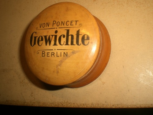 Antike holzdeckeldose mit - antike,