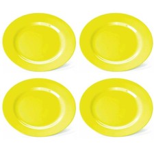 4x Teller Gelb Speiseteller