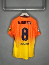 FC Barcelona • ANDRES INIESTA • 2012/2013 • Auswärts Trikot • L