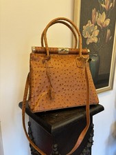 Vintage Pelle Di Giada italienische Leder Designer-Handtasche mit  Schultergurt