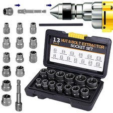 Beschädigte Schlagschraube Set Removal Bolt Nut Extractor Twist Socket Tool Kit