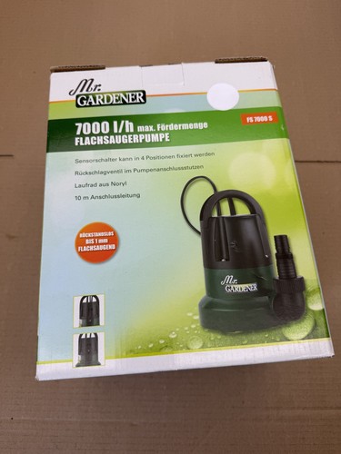 Gardener flachsaugpumpe fs - mr.,