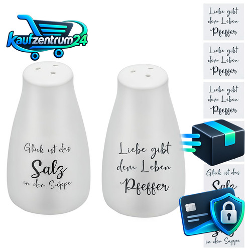 Salz und pfefferstreuer set - pfefferstreuer,