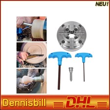 M33 Spannfutter 4 Backen Drechselfutter mit Schraubeinsatz und Wechselbacken