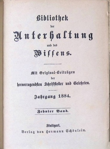 Bibliothek der unterhaltung - bibliothek,