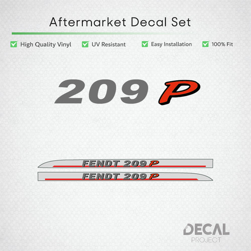 Fendt 209 decal - p,