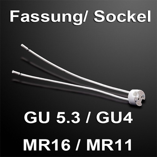 Fassung für niedervolt lampen - fassung,