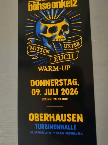 Böhse onkelz warm ticket - onkelz,