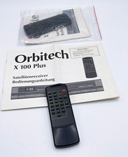 Orbitech Fernbedienung 2 Stück X100 Plus Satellitenreceiver Anleitung Vintage