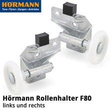 💚💚💚 Hörmann Laufrolle F80 Schwingtor Klapptor Garagentor Links Rechts