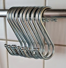 10-100x S-Haken Edelstahl Räucherhaken Metzgerhaken Fleischerhaken Küchenhaken