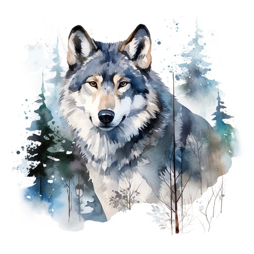 Xxl 18x18 autoaufkleber - xxl, wolf