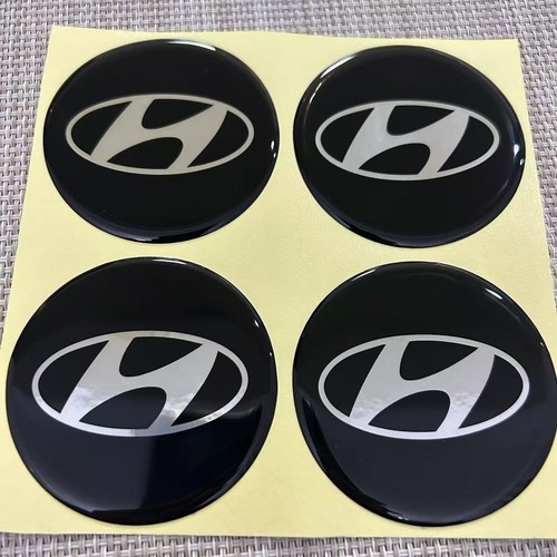 60mm hyundai silikon emblem - 4x,